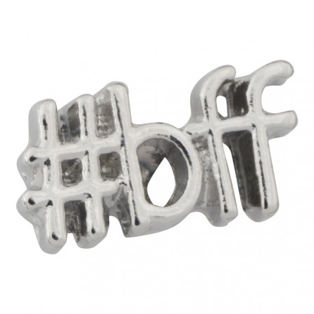 Best Friends Forever - Hashtag BFF Floating Charm