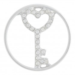 Key to my Heart w/ Crystals - Large