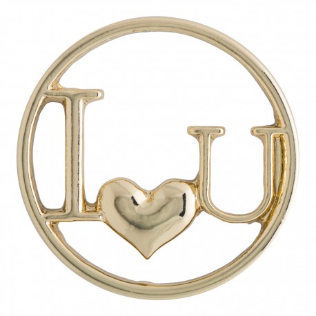 I Love You - Gold - Large