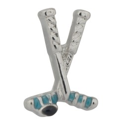 Hockey Sticks Floating Charm