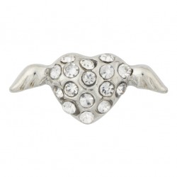 Heart w/ Wings - Crystals