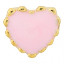 Heart - Pink and Gold