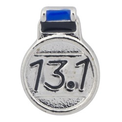 Half Marathon Medal Floating Charm