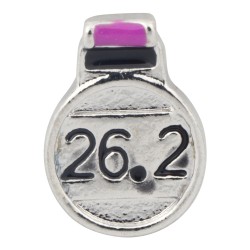 Running - Marathon - 26.2 Miles Floating Charm