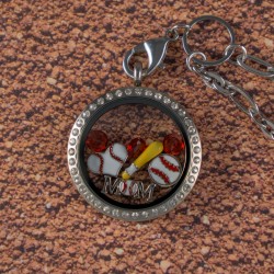 Baseball Floating Locket Kit