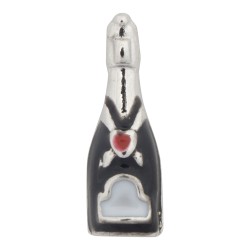 Champagne Bottle Floating Charm