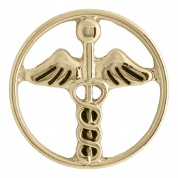 Caduceus - Gold - Large