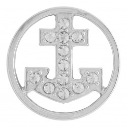Anchor w/ Crystals  - Large