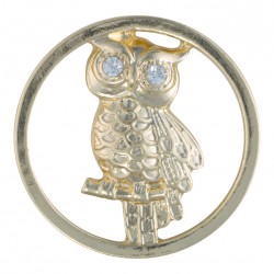 Owl - Gold - Large