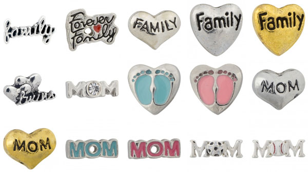 Family Themed Floating Charms